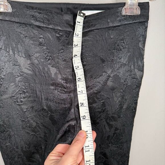 Hugo Boss Tanitea Floral Brocade Slim Pants black size 0 - Picture 4 of 10
